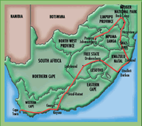 Johannesburg to Cape Town Safari