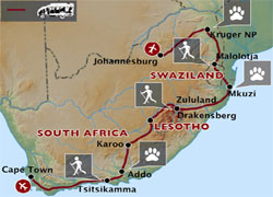 South Africa Scenic Route Safari