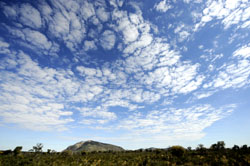 photograph of Tsodilo Hills  Botswana