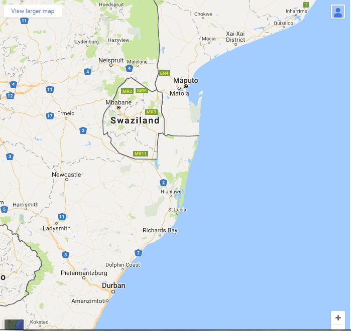 directions to Hotel Polana Maputo map