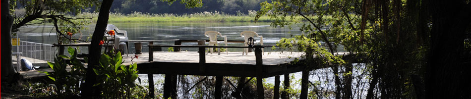 Ngepi camp river view caprivi namibia