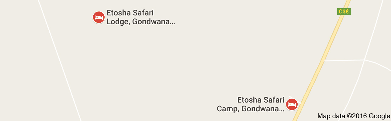 directions to Etosha Safari Lodge Etosha map