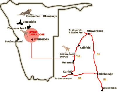epako lodge map