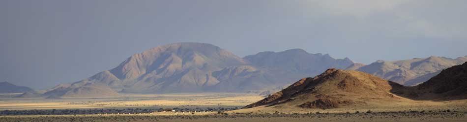 Namib Desert horse trails at the desert homestead ranch Namibia