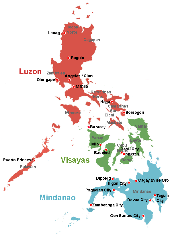 Areas of the Philippines