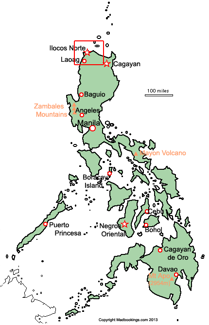 Map of Ilocos Norte