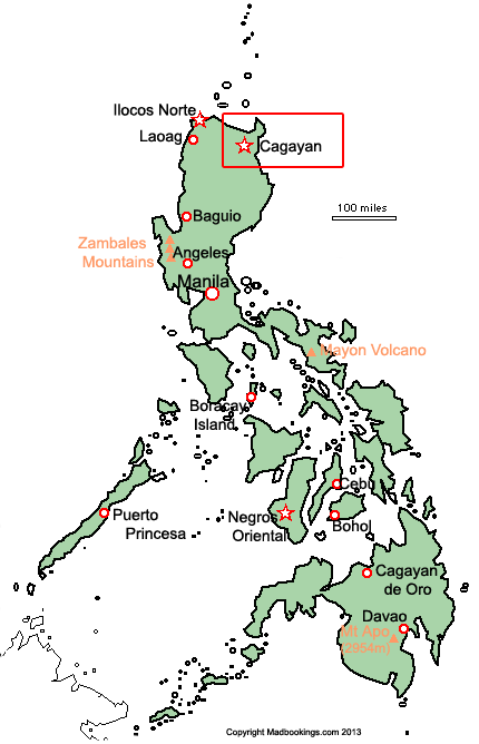 Map of Cagayan 