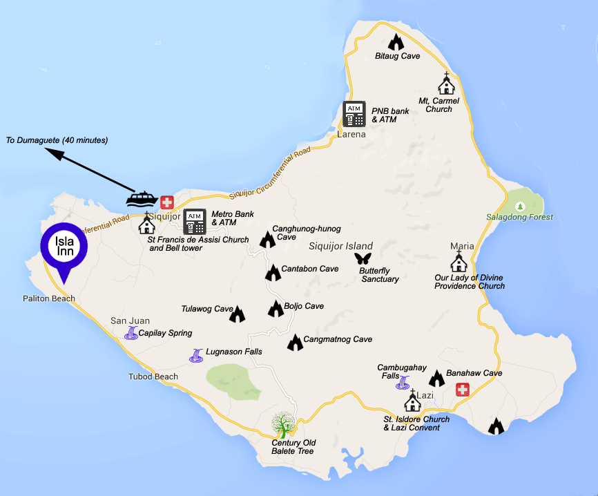 Map for Isla Inn