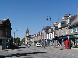 The Main Street in Banchory