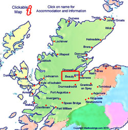 map of beauly