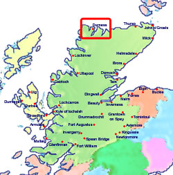 map of Durness