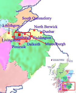 Edinburgh map