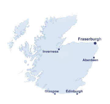 map of Fraserburgh