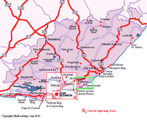 map of Bathurst south africa
