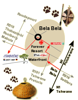 directions to ithabiseng guest farm bela bela