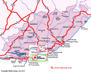 map of Port Elizabeth south africa