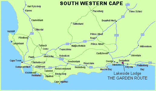 Western cape map