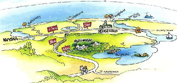 map to rushmere farm