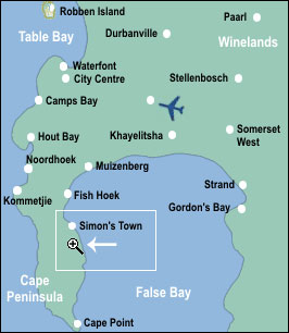 map and directions to avian leisure simons town