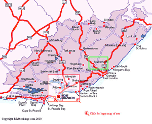 map of Stutterheim south africa