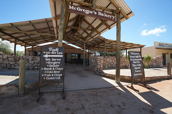 The famous McGregor's Bakery, Solitaire