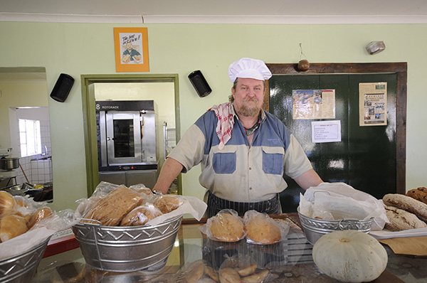 Moose McGregor founder of the bakery at Solitaire