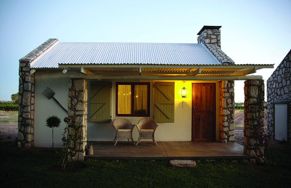 Kalahari Anib Lodge among red dunes
