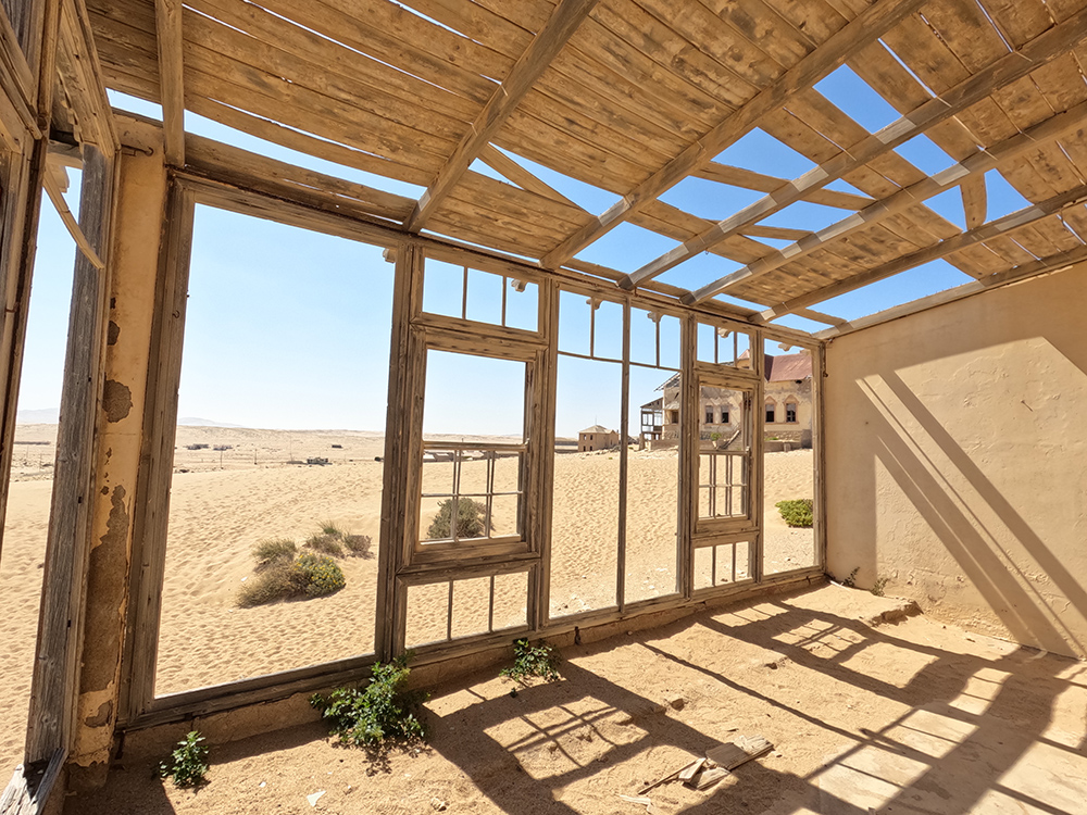 Kolmanskop deserted diamond town Luderitz Namibia