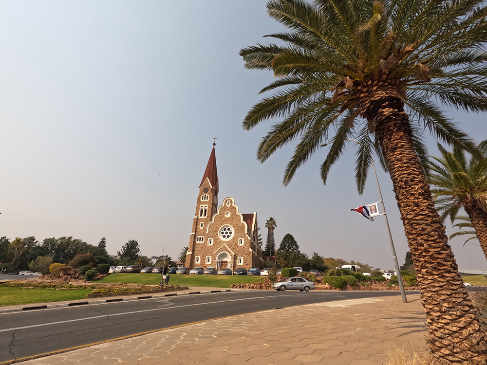 The historic Christuskirche church in central Windhoek