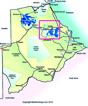 map showing mkagadigadi pans 