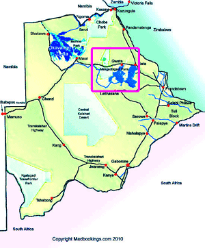 map showing mkagadigadi pans