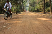 Relax and cycle to temples