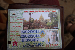 3 day Angkor temple pass