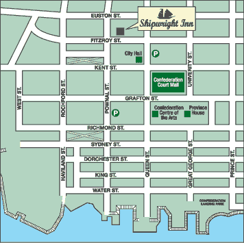 directions map to Shipwright Inn