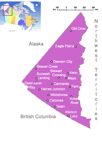 map of Carmacks