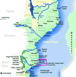 map of tofo