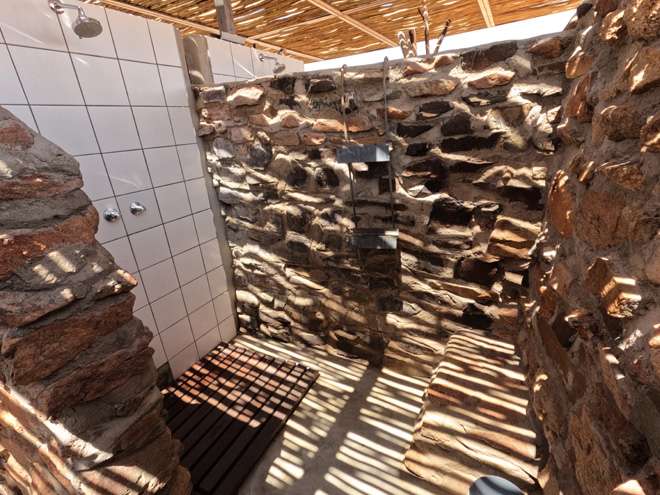 Spitzkoppe Camp Shower