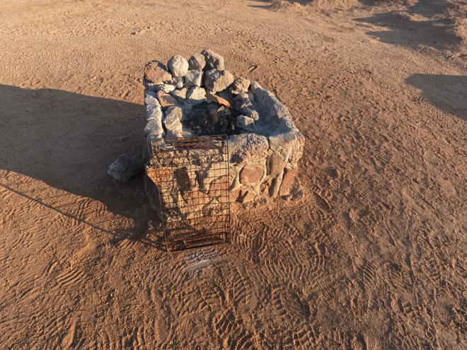 Spitzkoppe Camp Fire pits