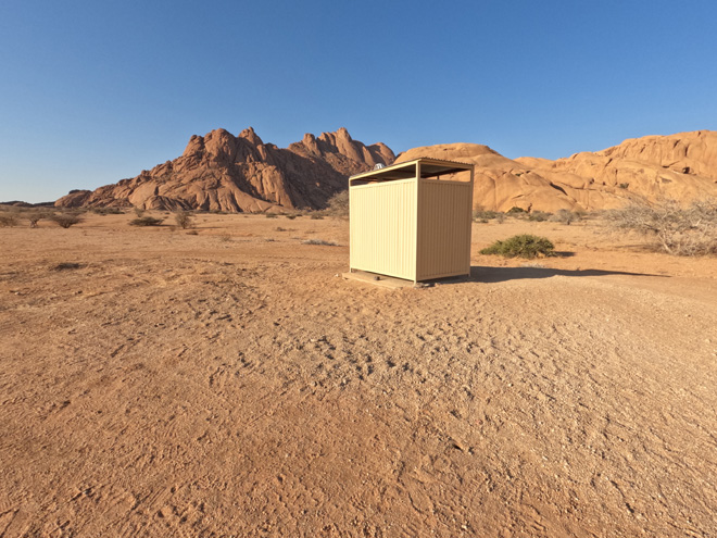 Spitzkoppe Camp toilet