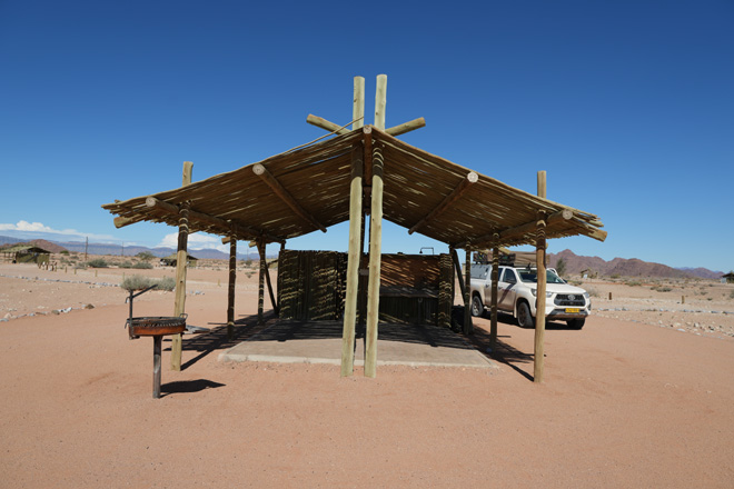 Sossus Oasis Camp Site at Sesriem for Sossusvlei