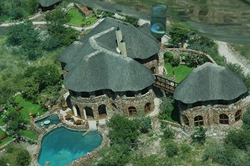 Eagle Tented Lodge and Spa Etosha National Park accommodation viwe