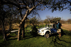 Etosha safari Camping place Namibia