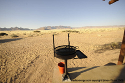Desert Camp Self-Catering Ninja Namibia barbeque