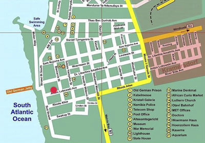 Map Swakopmund