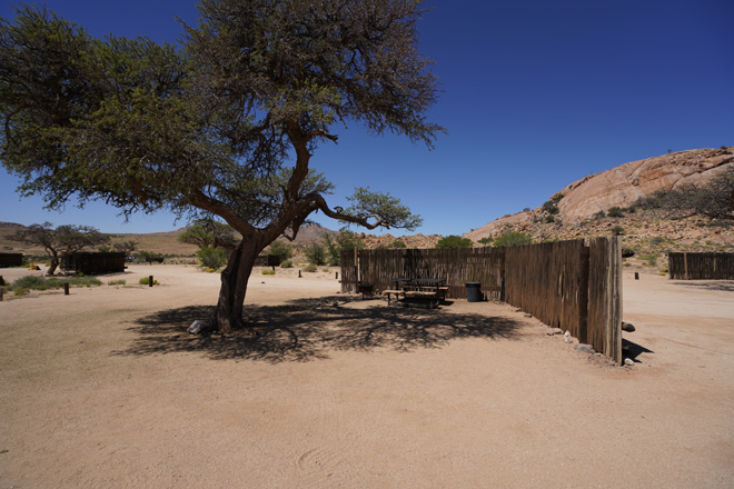 Picture taken at Klein Aus Vista Campsite Aus Namibia