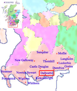 Dalbeatie Map