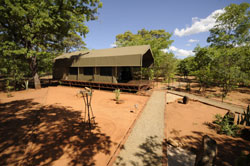 Luxury tented camp Victoria falls Zambia